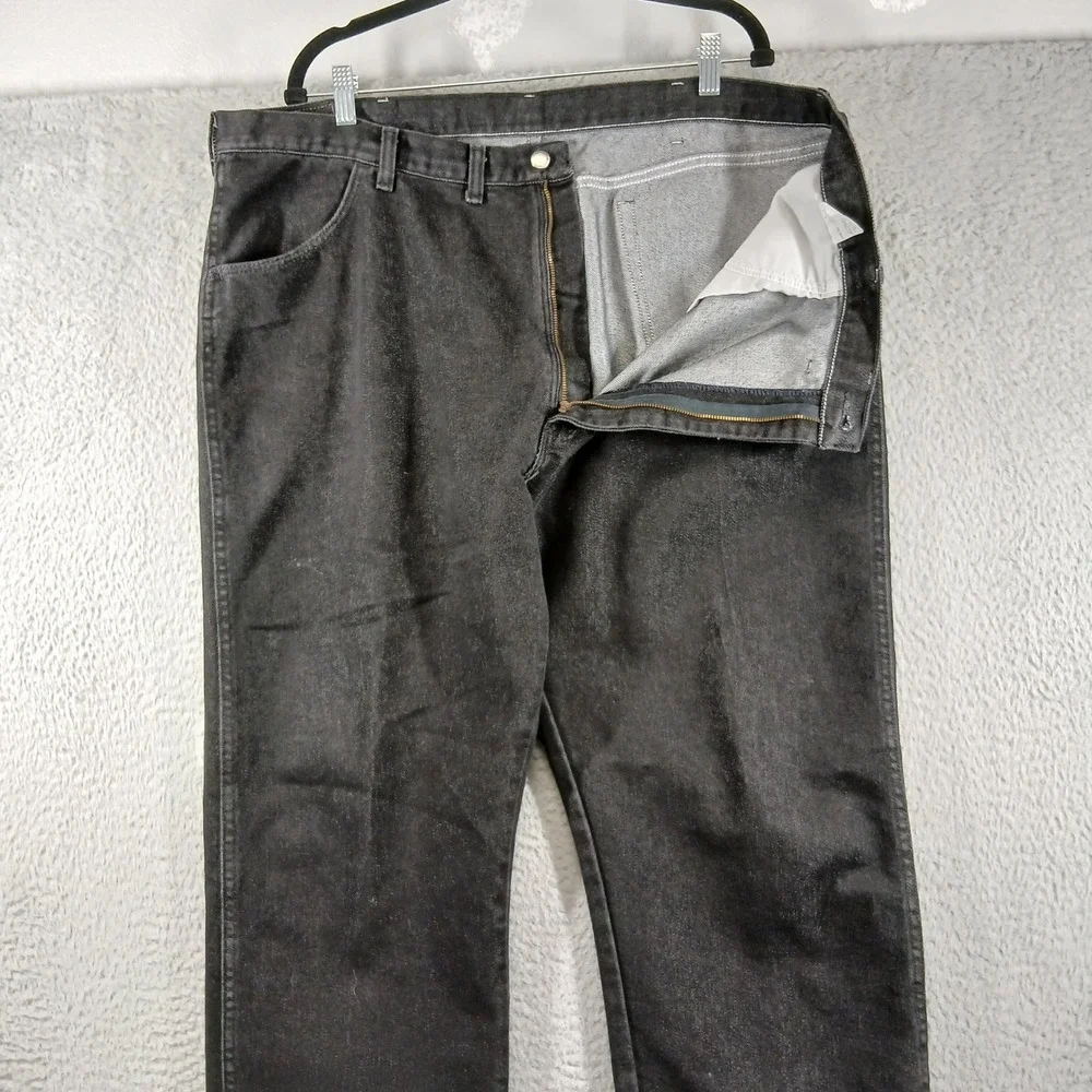 Wrangler Authentics Jeans‎ Straight Leg Black Denim 44x30